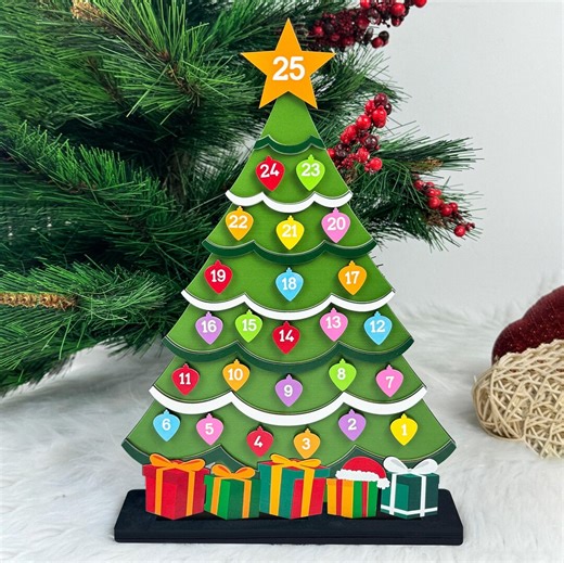 Christmas Tree Countdown Advent Calendar 2025, Christmas Countdown Sign, Countdown to Christmas, Days Untill Christmas,festive Holiday Decor - Etsy