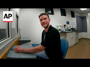 Bodycam video shows Justin Timberlake booked after drunk driving arrest in 2024