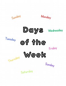 Days of the Week Printable Worksheets for Preschool | Tracing, Matching, Sequencing Activities | Homeschool   Classroom PDF - Etsy