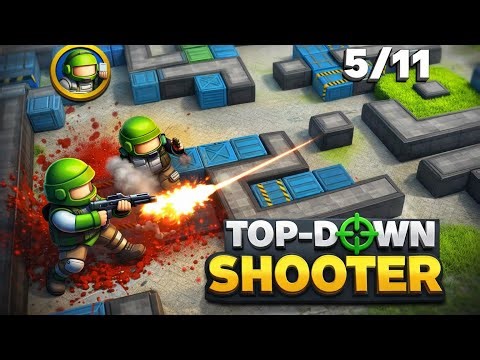 Top Down Shooter Game Level 5/11 | Epic Gun Battle Gameplay 🔥 Android Gaming