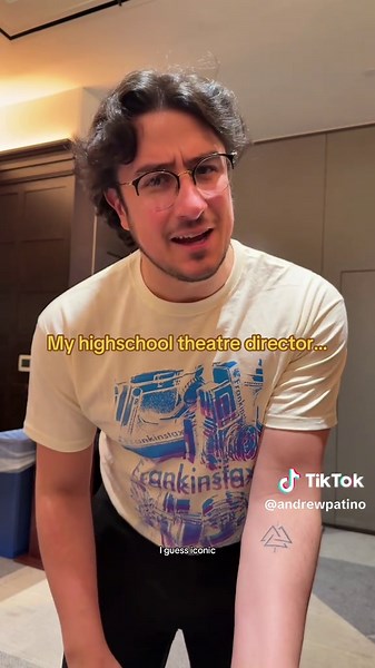 After he did it one time, he turned to me and said “watch how good this number is about to be.” He was an icon. #theatrekid #theatre #highschooltheatre #storytime