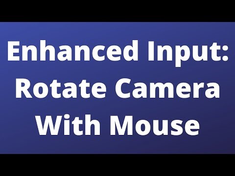 Camera Rotation With Mouse [Unreal Engine 5.7]