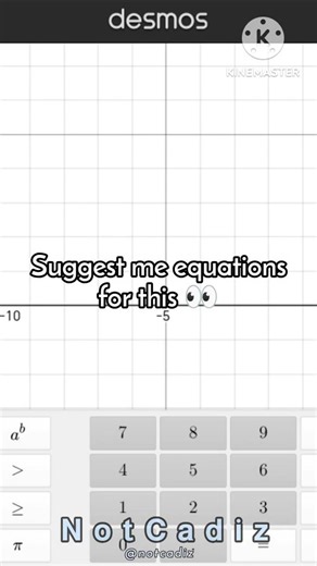 Suggest equations for me to make my Desmos short :)