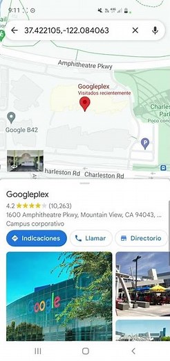 [GOOGLE MAPS] GETTING THE COORDINATES OF A PLACE | GOOGLEPLEX COORDINATES #SHORTS