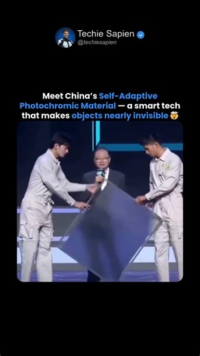 China Unveils Near-Real Invisibility Material That Adapts to Its Surroundings 😳