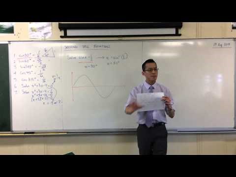 Solving Trigonometric Equations (1 of 2: Thinking Graphically)