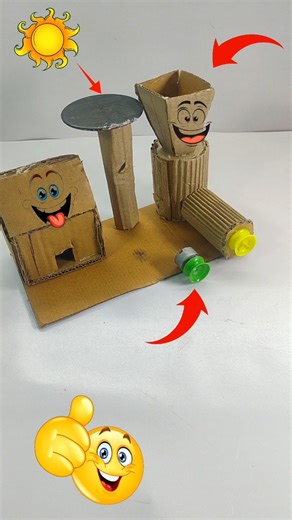 New science project working model || easy science project #shorts #diy