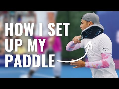 JOOLA Pickleball Perseus Paddle Setup with Lead Tape & Overgrip | Ben Johns