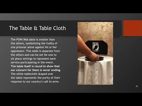 POW & MIA TABLE PRESENTATION MOVIE