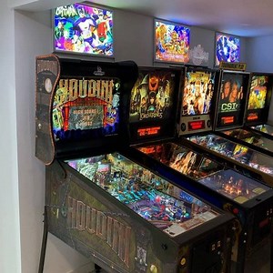 The new Stern Pinball LED translite frames are awesome to add some pinball artwork to your walls! Also we have the latest flyers for all of the current Stern machines. Orange County Pinballs #sternpinball #pinball #pinballmachines #showroom #gameroom #new #frames #art | Orange County Pinballs