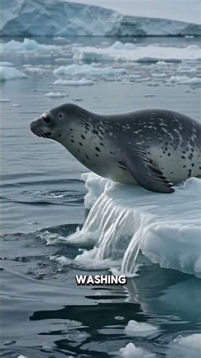 Orcas Turn Waves Into Weapons! 🤯🌊 #Orca #KillerWhale #WaveWashing