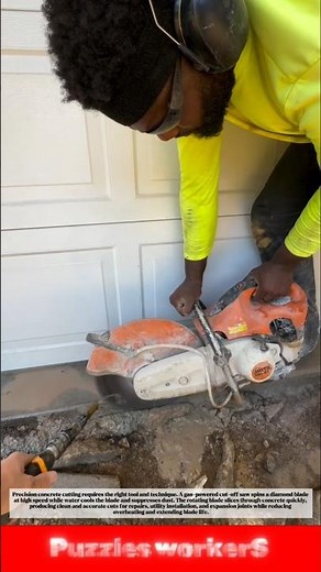 Concrete Cutting Machine in Action! Precision Cuts That Save Time