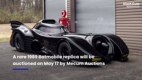 Flame-throwing 1989 batmobile heads to auction