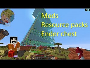 My mods, resource packs and my ender chest! Minecraft Java SMP 1 21 x
