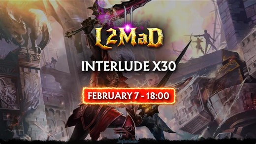 🔥 L2MAD.WS – Interlude x30 with Auto-Farm – Opening on February 7 at 18:00 ⚔️ Open Beta Test – February 4 at 20:00 🎁 1x1 Tournaments for $1.000 and other events 😉 Check the description and join! | L2MAD - Lineage 2 Interlude servers with Auto-Farm