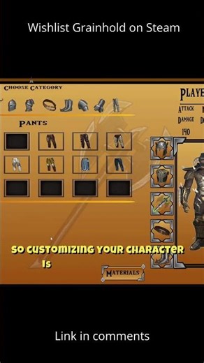 My indie game - Weapons & Armors #indiegame #steam #gamedevblog #gaming #openworld #unity #game