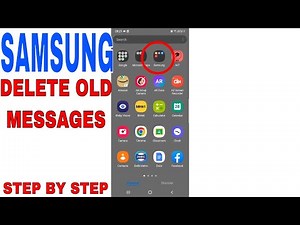 ✅ How To Delete Old Messages On Your Samsung Device 🔴