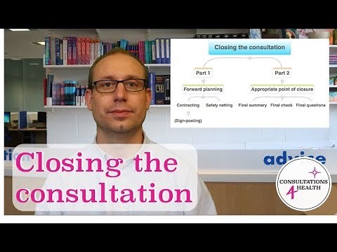 Ending The Consultation | Consultation Basics