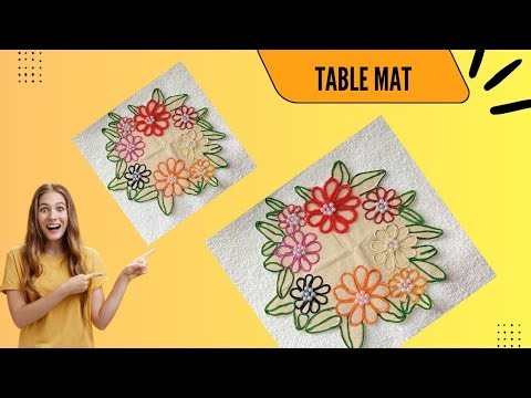 ✨ Handmade Crochet Table Mat – By Chochura ✨