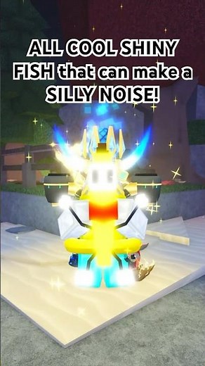 ALL SHINY FISH THAT CAN MAKE A SILLY NOISE! #fisch #roblox #fyp #shorts #viral #robloxfisch