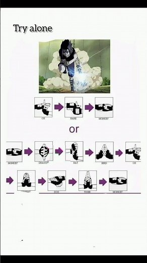 Chidori Hand Sign Tutorial ⚡ Sasuke Lightning Jutsu Step by Step #naruto #animeedit #sasuke