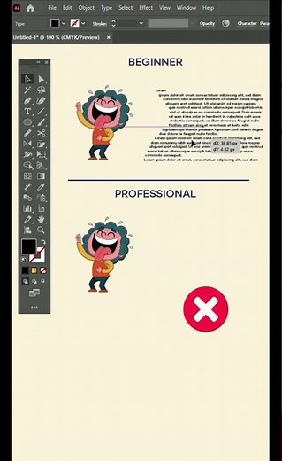 STOP Wrapping Text the Wrong Way! #adobeillustrator #graphicdesign