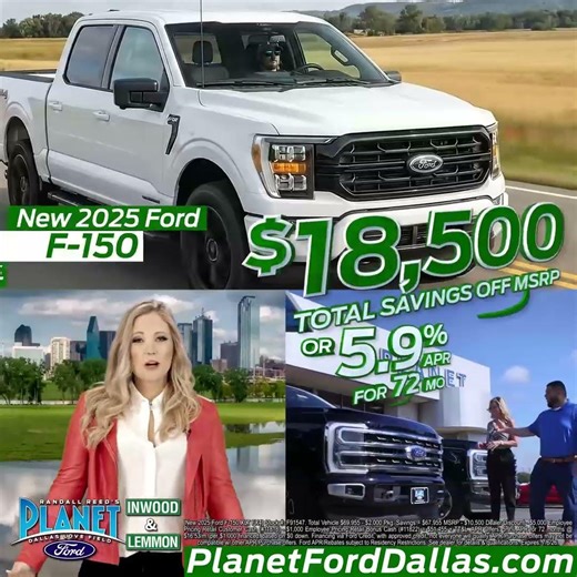 New 2025 Ford F-150 XLT | $18,500 OFF | 5.9% APR for 72m | Ford Dealer in Dallas, TX