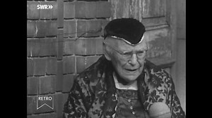 【放送文化】1854年出生的女士接受采访- 西德 SWR报道（1959.09.26）