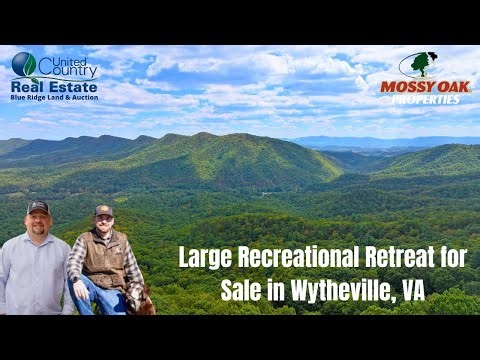 Large Recreational Retreat for Sale in Wytheville, VA