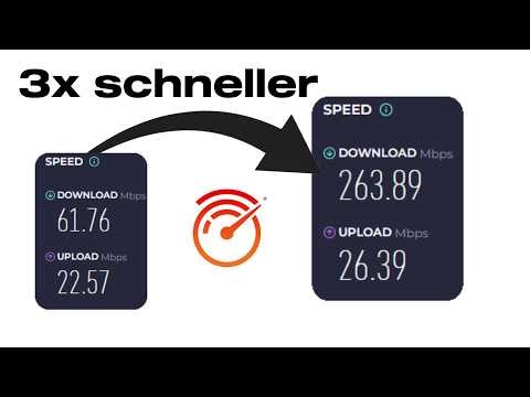 So machst du dein Internet am PC 3x schneller | LAN/WIFI Verbindung | Windows 11