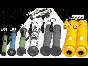 Bullet Stack Merge Run - Level Up Launcher Max Level Gameplay