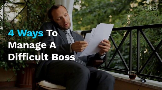 51K views · 76 reactions | While you can't control a difficult boss, you can always control how you react. When times get tough on the job, consider these four methods to keep your feelings of anger and irritation at bay. | Forbes | Facebook