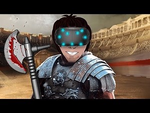 БРЕЙН И БОИ ГЛАДИАТОРОВ В ОЧКАХ РЕАЛЬНОСТИ!