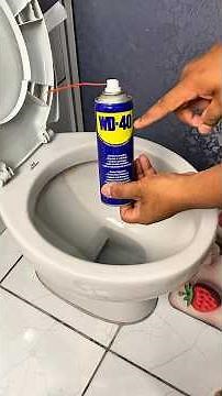 Apply WD 40 to your toilet and you'll be shocked! 🤯
