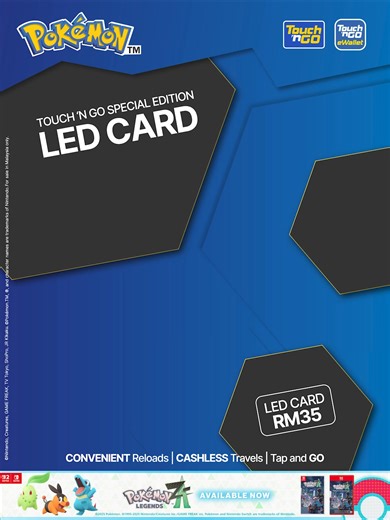 A new item has been discovered: Touch 'n Go Special Edition LED Card where Pikachu’s cheeks light up when tapped. ⚡ Collect it now: 📍 Touch ‘n Go Shop: https://shop.touchngo.com.my/touch-n-go-pokemon-special-edition-led-card-pikachu.html 📍 Touch 'n Go eWallet Lazada store 📍 Touch 'n Go Hubs @ NU Sentral and Bangsar South 📍 Selected 7-Eleven Stores: bit.ly/4absd1M #TNG #Pikachu #Pokémon | Touch 'n Go Malaysia