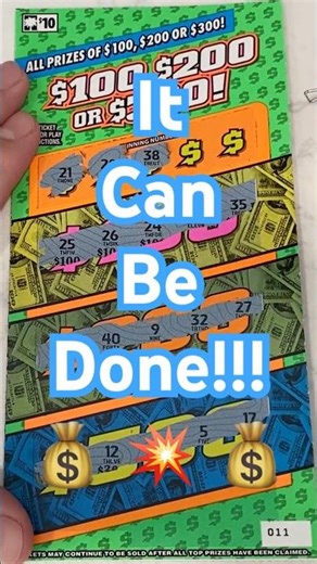 WE WON!!! On the worst odds ticket in SC!!!