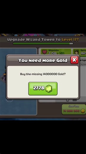 Wizard tower lvl 1 to max💪 #clashofclans #coc #shorts