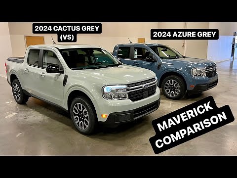 2024 Ford Mavericks ✅ Best Color??? Cactus Grey vs Azure Grey 🔥