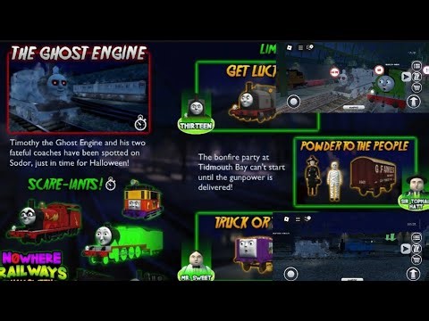 Happy early Halloween Thomas and friends horror gameplay Timothy the ghost train of sodor