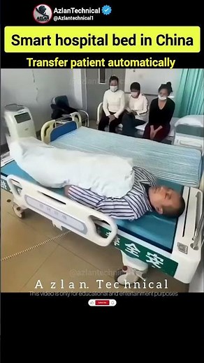 China's Revolutionary Smart Transfer Bed: Automatic Patient Transfer #medtech #science #technology