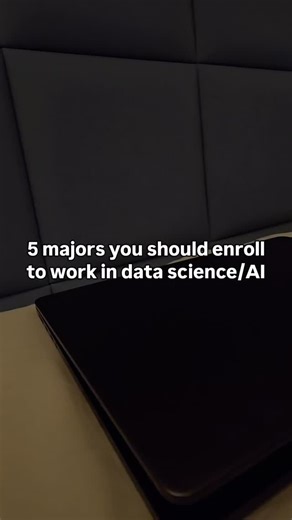 Danica Simic on Instagram: "DON'T enroll in data science major. Do this instead I enrolled in master’s in data science thinking I’ll get better chance at finding a job, but actually, it’s everything I’ve studied and learned before that prepared me for my career in AI. The real data science and AI don’t depend on flashy titles. They’re not something that emerged overnight, they’re interdisciplinary fields that emerged throughout decades of different fields intervening. Most “data science” degrees