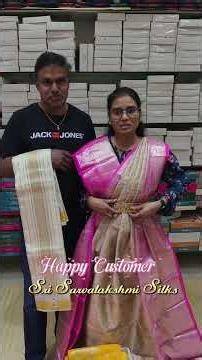 Happy Customer Sri Sarvalakshmi Silks Kanchipuram.✨☺️#kanchipuram