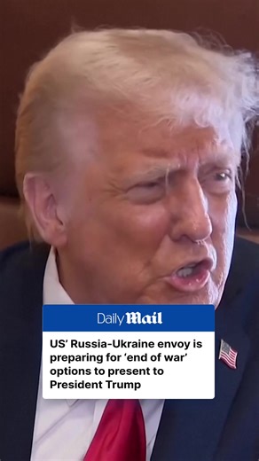 End of War Options for Ukraine Presented to Trump