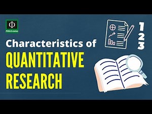 Characteristics of Quantitative Research - Free Course on Thesis Proposal Writing (See Links Below)