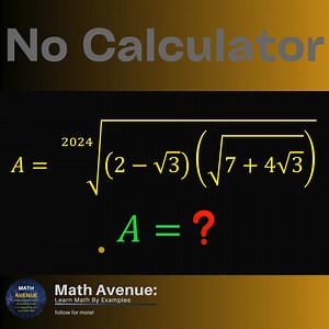 125K views · 1.3K reactions | WITHOUT CALCULATOR SIMPLIFY #math #maths | Math Avenue : Learn Math By Examples | Facebook