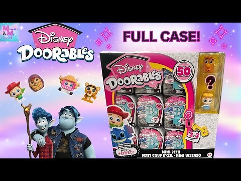 UNBOXING A FULL CASE OF DISNEY DOORABLES SERIES 12 PIXEL PERFECT! WITH CODES!