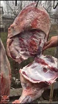 Mutton Cutting Skills | Professional Meat Cutting Process | Butcher Mastery#beefcutting #butcherscut