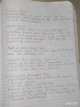 Muscular system notes 1st year GNM Nursing #nursing #notes