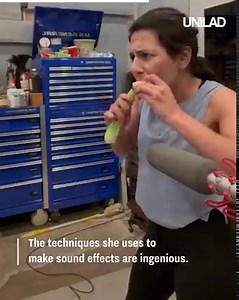 1.5M views · 4.3K reactions | A foley artist's job is to make movie sound effects in the most creative ways!  | UNILAD | Facebook