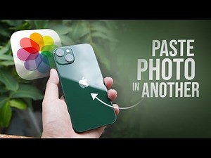 How to Paste a Photo into Another Photo on iPhone (tutorial)